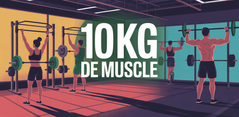 10 kg de muscle musculation salle dynamique