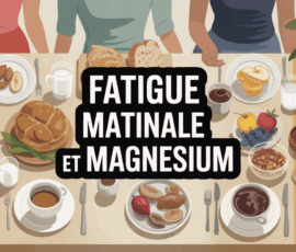 Petit-déjeuner familial convivial avec aliments riches en magnésium