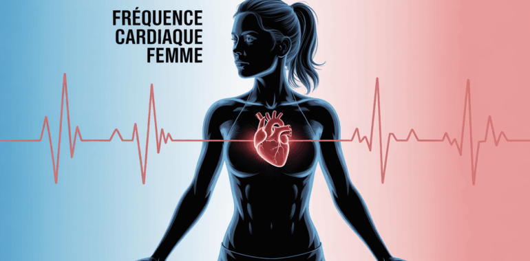 frequence cardiaque femme coeur lumiere pulsations
