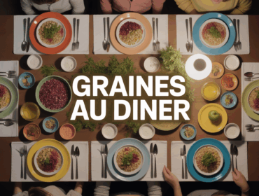table du soir avec graines digestives pour diner
