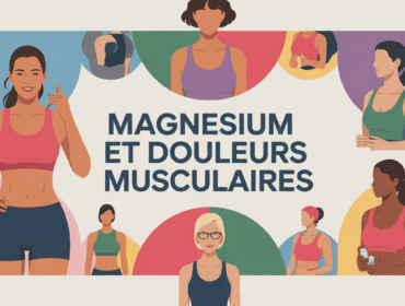 illustration femme sportive magnesium douleurs musculaires