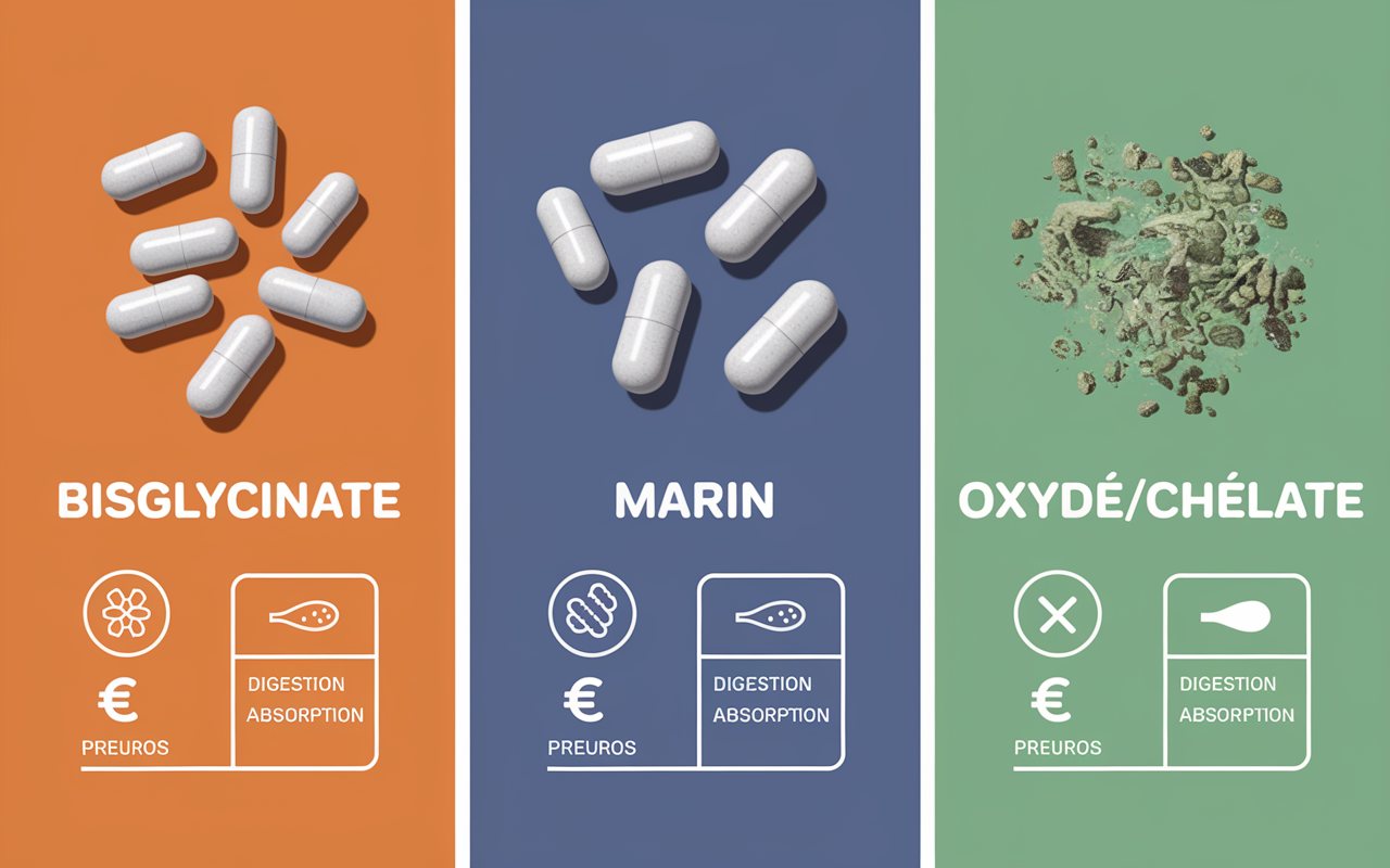 magnesium le soir bisglycinate marin oxyde comparatif