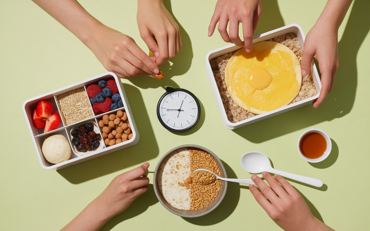 Recettes batch cooking petit-dejeuner proteines cuisine rapide