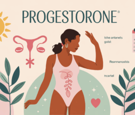 illustration progestérone et cycle féminin