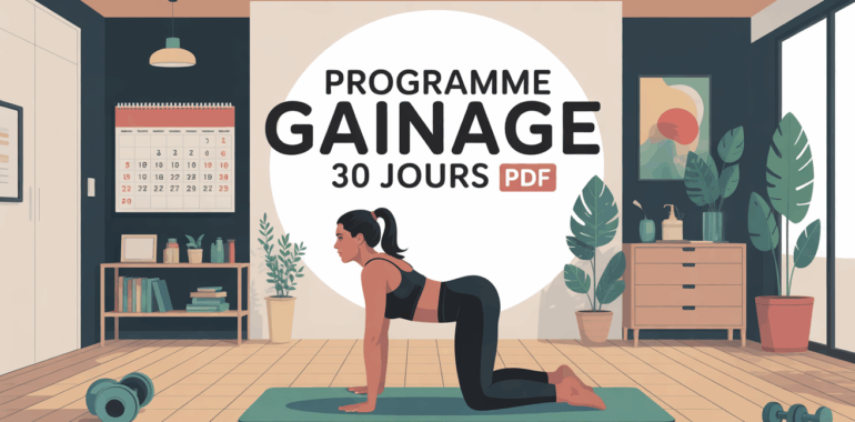 femme gainage tapis programme 30 jours PDF