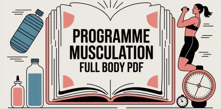 Carnet musculation et équipements full body