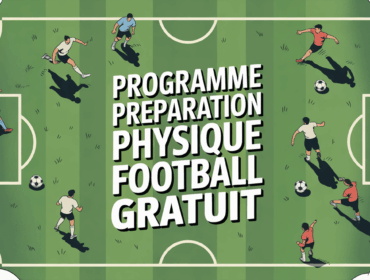 terrain football stylisé vue aérienne programme préparation physique football gratuit