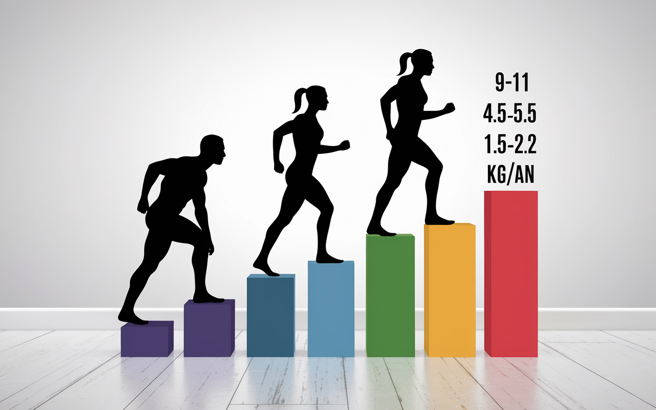 Tableau evolution 10 kg muscle debutant avance
