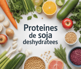 plan cuisine ingredients vegetaux proteines soja deshydratees