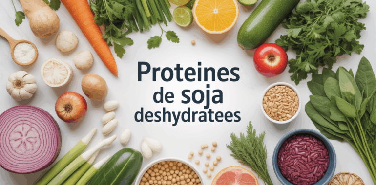 plan cuisine ingredients vegetaux proteines soja deshydratees