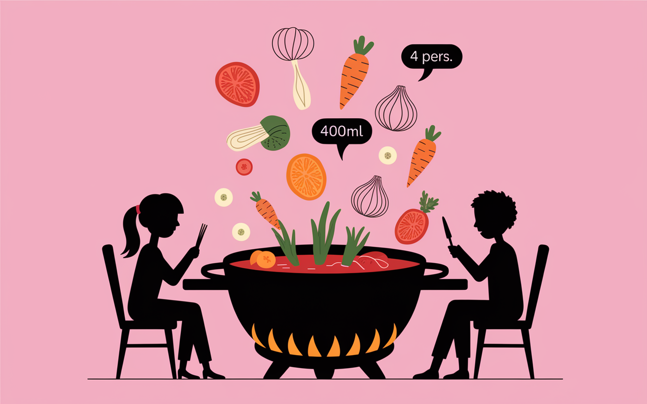 bolognaise vegetale pst fines poele tomate famille