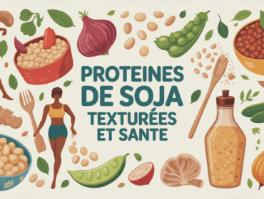 illustration proteines de soja texturees bols legumes cuisine femmes sportives