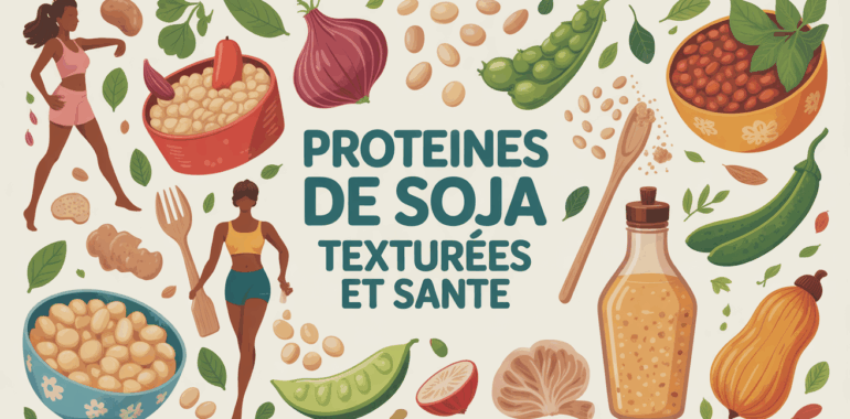illustration proteines de soja texturees bols legumes cuisine femmes sportives