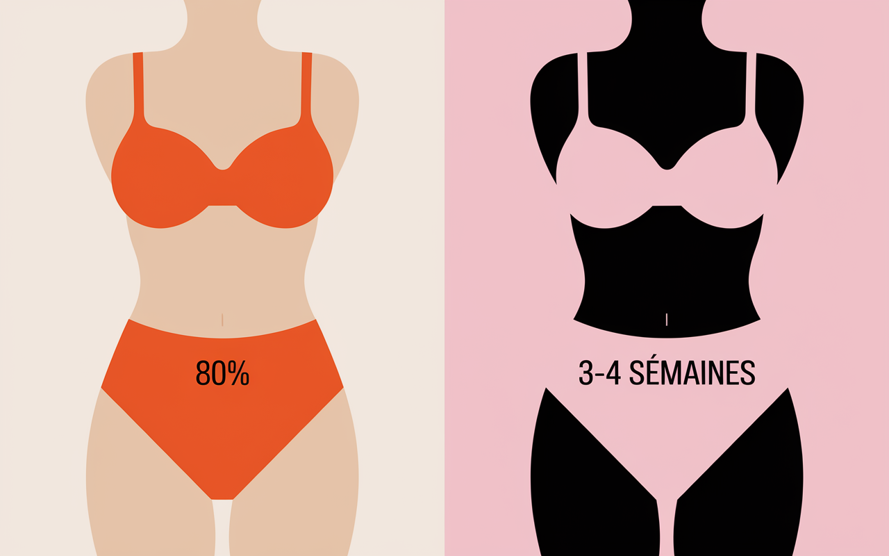 illustration avant apres vibrapro cellulite cuisse fesse chiffres