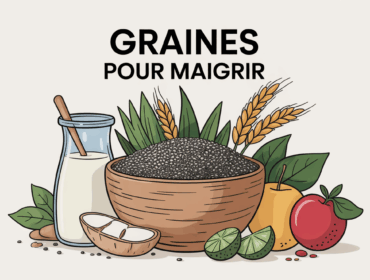 Bol de graines pour maigrir chia lin tournesol sésame sain