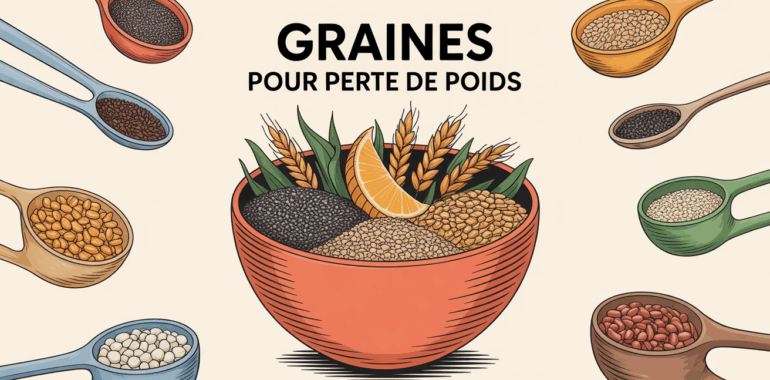 Graines pour perte de poids bol doseuses