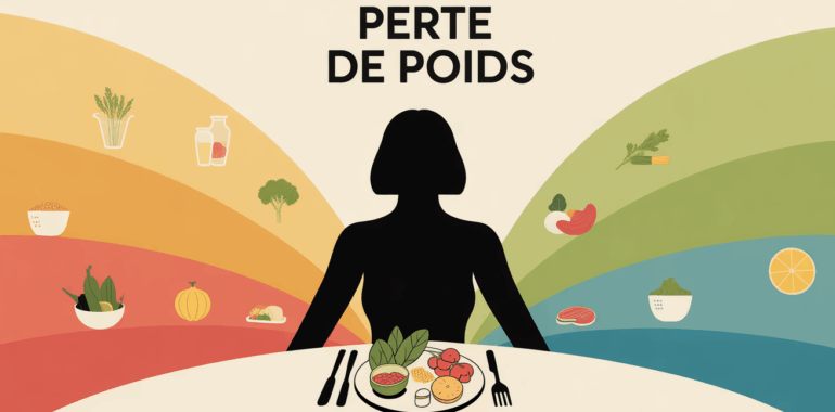 image perte de poids menu equilibre assiette sereine