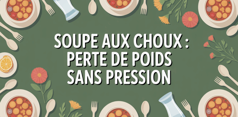 illustration table familiale soupe aux choux perte de poids