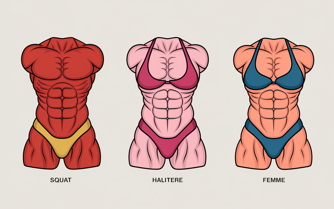 formes ceinture de musculation matières usages