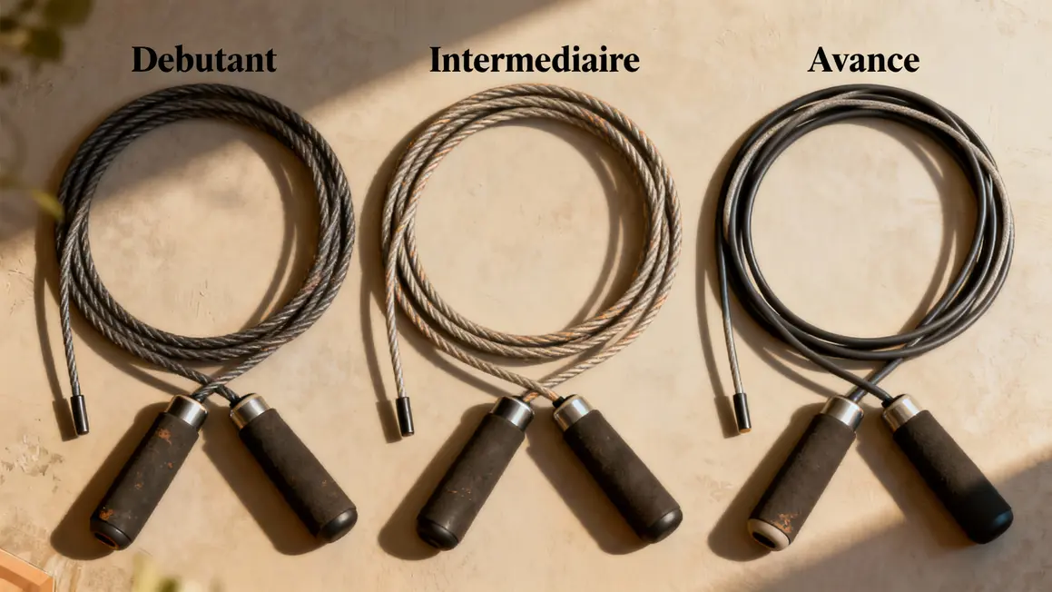 modèles de cordes à sauter crossfit débutant intermédiaire avancé