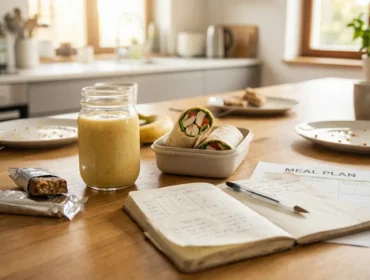 plan repas sain prise de masse collations proteinees
