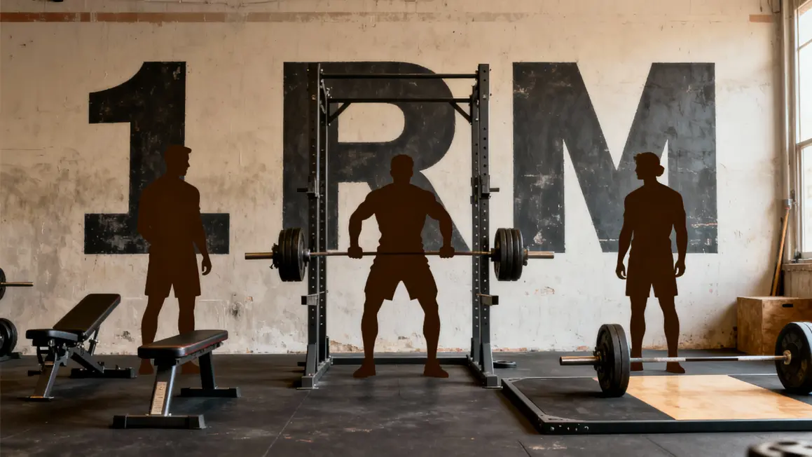 silhouettes powerlifting 1RM squat bench deadlift en salle