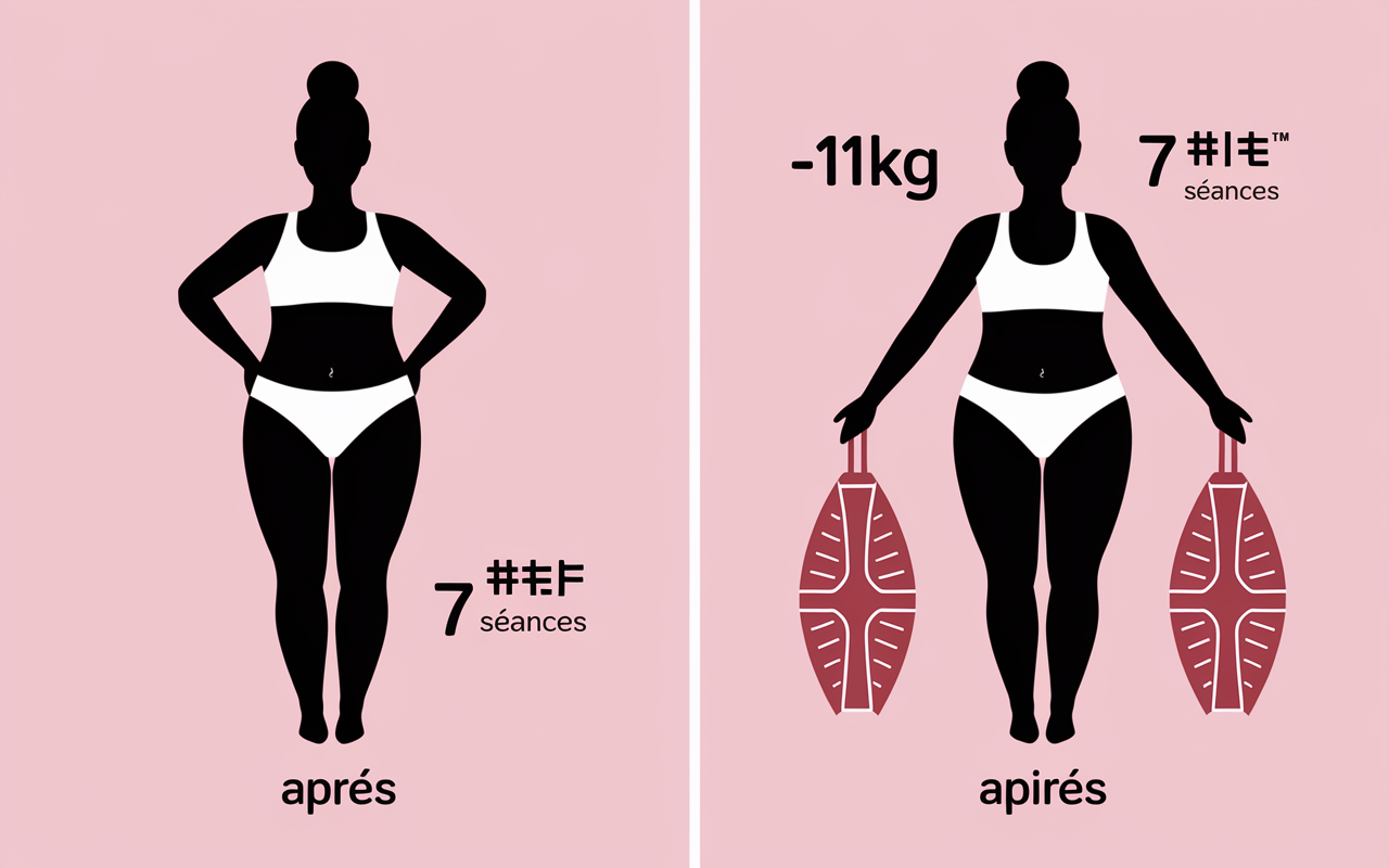 silhouettes avant apres temoignage acupuncture et perte de poids