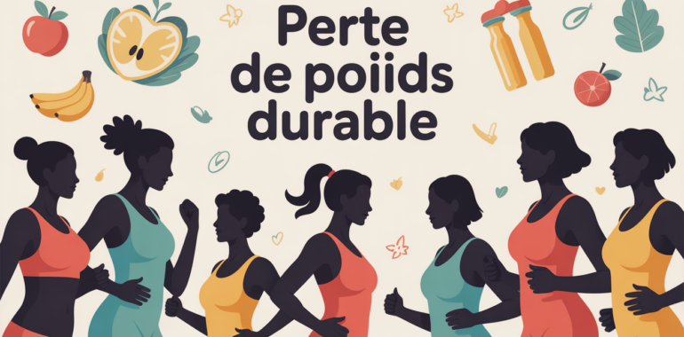 avant et apres perte de poids silhouettes femmes et objets sains