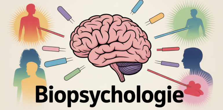 illustration biopsychologie cerveau hormones
