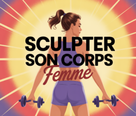 femme sport sculpter corps vue dos
