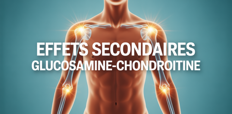 Illustration effets secondaires glucosamine chondroitine sur articulations