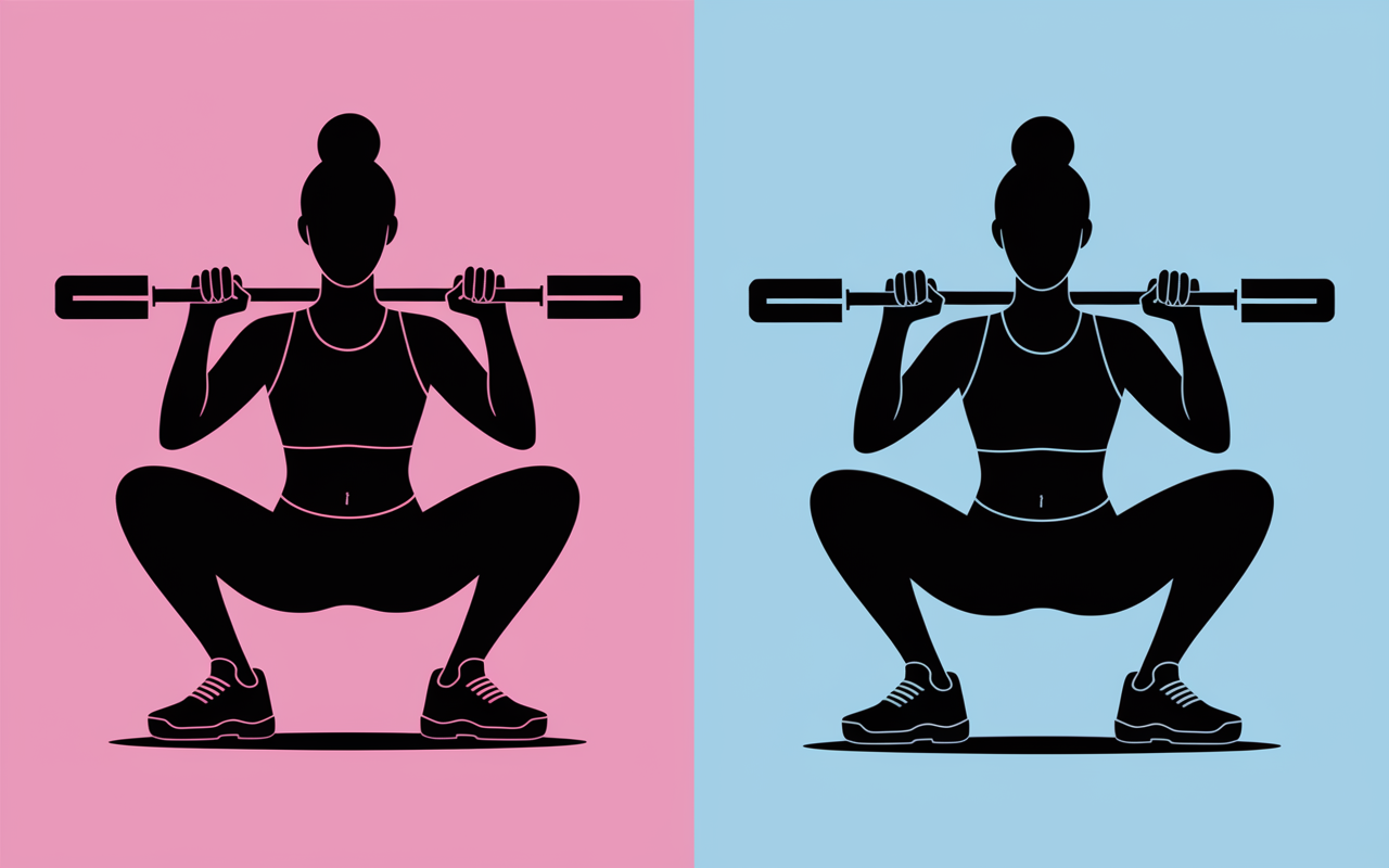 Mal aux genoux sport squat posture correction