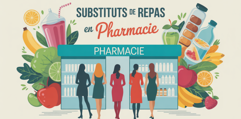 meilleur substitut de repas en pharmacie pharmacie moderne silhouettes