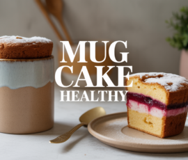 mug cake healthy peu calorique moelleux stylise