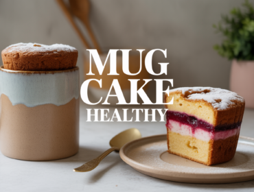 mug cake healthy peu calorique moelleux stylise