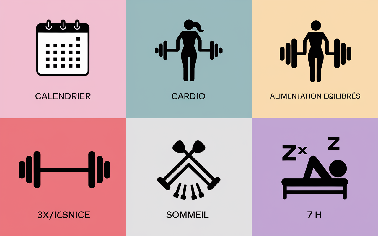 muscu avant apres 3 mois routine femme conseils