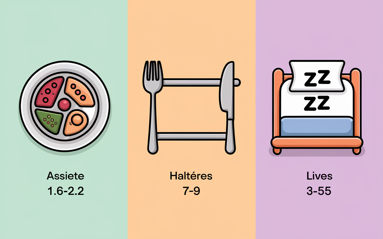 musculation combien de temps pour des résultats visibles facteurs illustration
