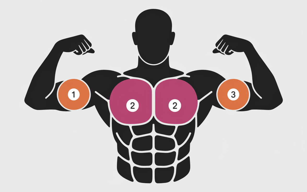 schema muscles pectoraux poids du corps