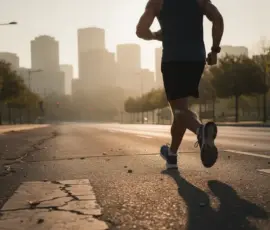 coureur semi marathon lever du soleil motivation