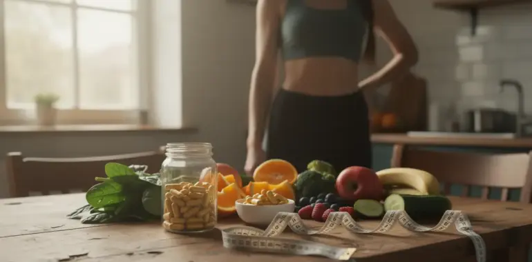 Probiotiques, fruits, mesure taille et sport pour perte de poids