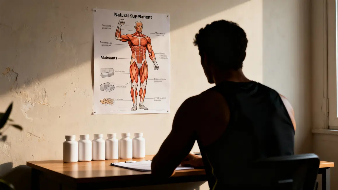 Tableau flacons produits dopants musculation