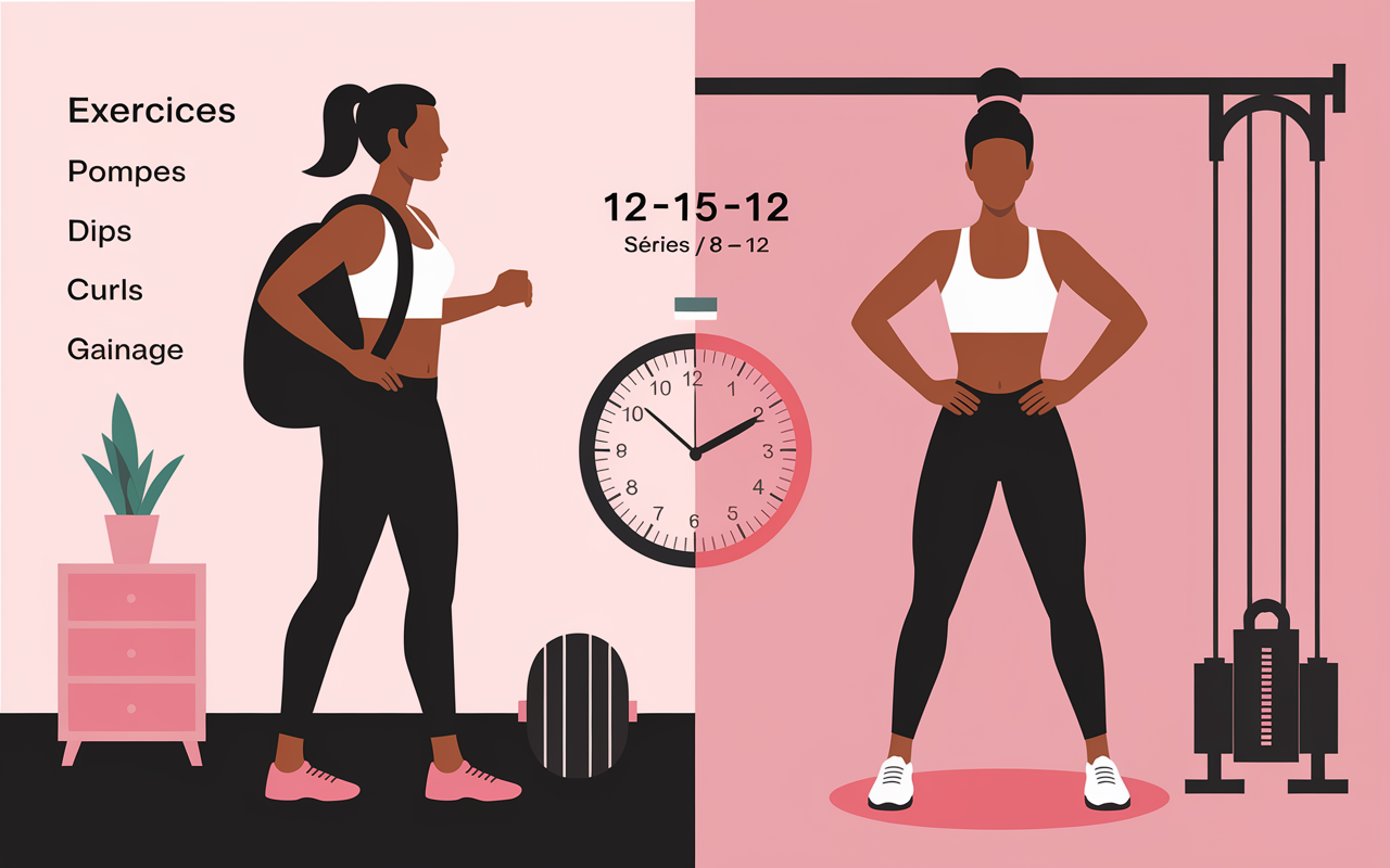 programme musculation des bras exercices pour femme