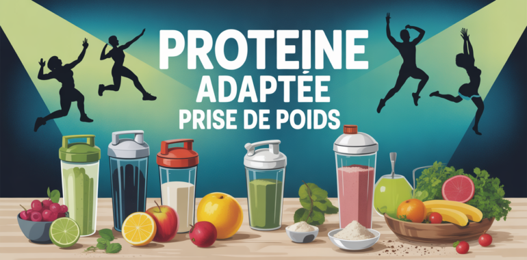 proteine pour prise de poids sur table cuisine
