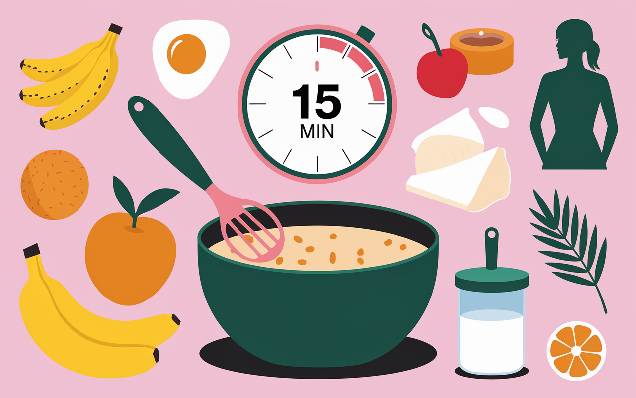 ingredients recette pancake flocon d'avoine banane regime