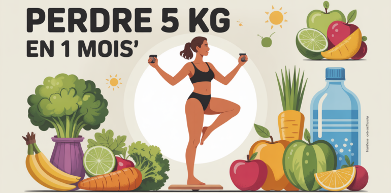 regime perdre 5 kg en 1 mois menu femme sur balance aliments sains
