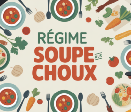 regime soupe au choux 14 jours table repas