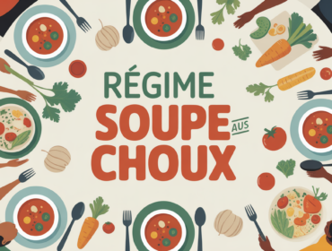 regime soupe au choux 14 jours table repas