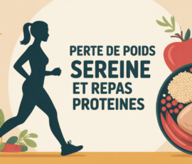 repas proteine perte de poids femme active devant repas