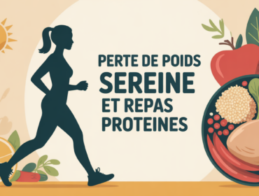 repas proteine perte de poids femme active devant repas