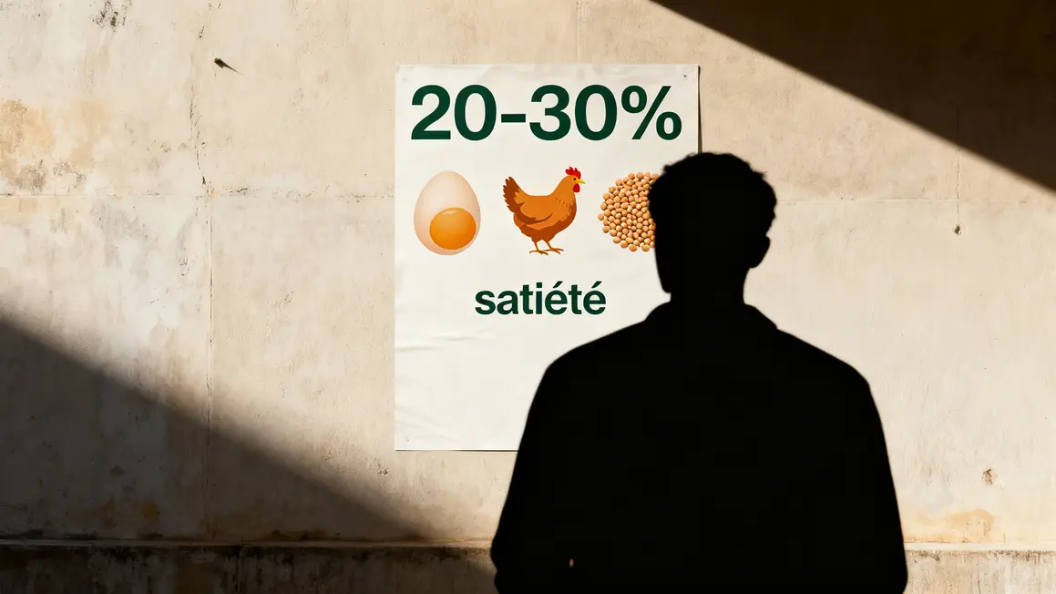 silhouette role protéines satiété perte ventre